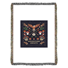 Adventure Awaits - Woven Blanket